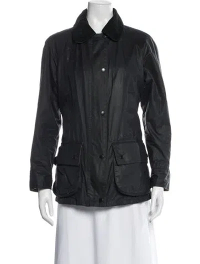 Pre-owned Barbour Jacket In Blue