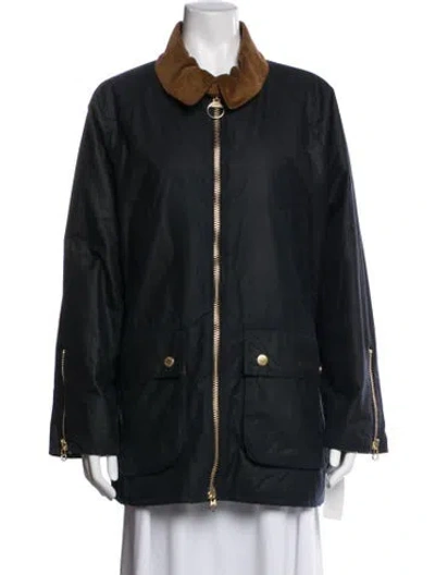 Pre-owned Barbour Jacket In Blue