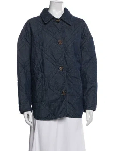 Pre-owned Barbour Jacket In Blue