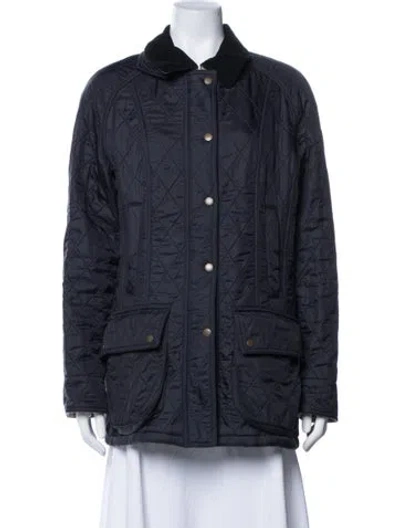 Pre-owned Barbour Jacket In Blue