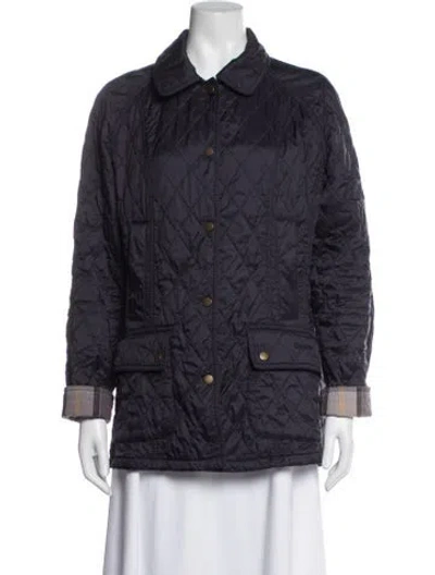 Pre-owned Barbour Jacket In Blue