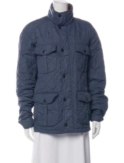 Pre-owned Barbour Jacket In Blue