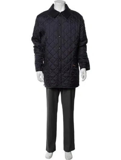Pre-owned Barbour Jacket In Blue
