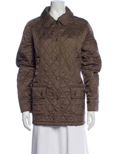 Pre-owned Barbour Jacket In Brown