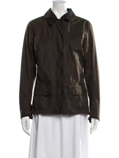Pre-owned Barbour Jacket In Brown