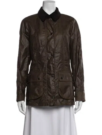 Pre-owned Barbour Jacket In Brown