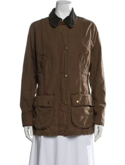 Pre-owned Barbour Jacket In Brown