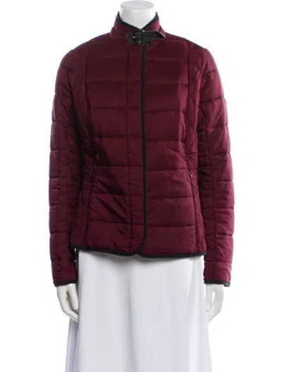 Pre-owned Barbour Jacket In Burgundy