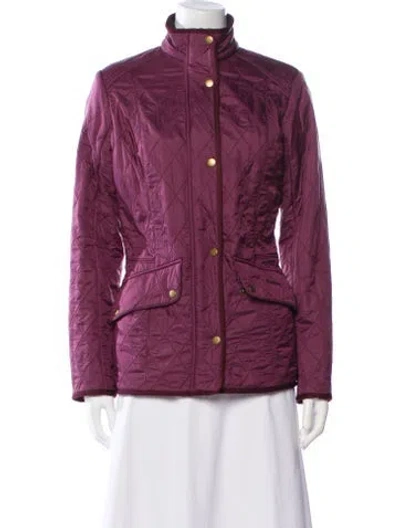 Pre-owned Barbour Jacket In Burgundy