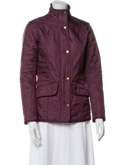 Pre-owned Barbour Jacket In Burgundy