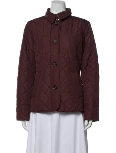 Pre-owned Barbour Jacket In Burgundy