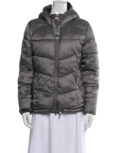 Pre-owned Barbour Jacket In Gray