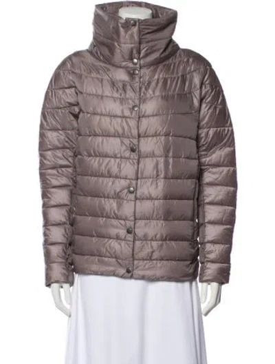Pre-owned Barbour Jacket In Gray