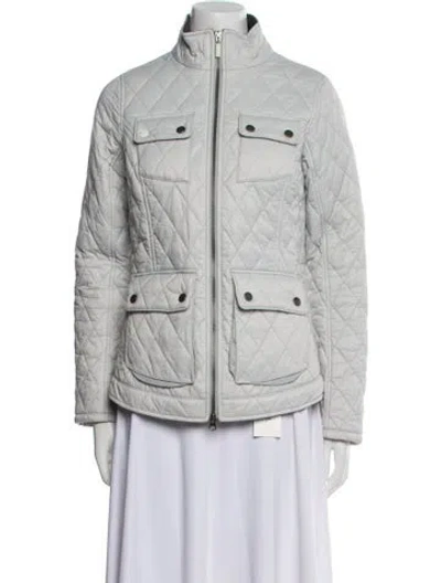 Pre-owned Barbour Jacket In Gray