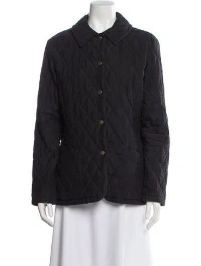 Pre-owned Barbour Jacket In Gray