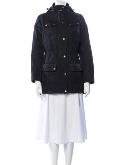 Pre-owned Barbour Jacket In Gray