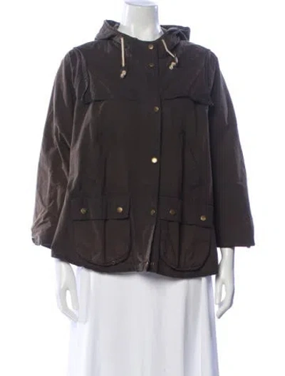 Pre-owned Barbour Jacket In Gray