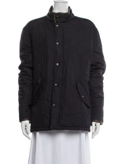 Pre-owned Barbour Jacket In Gray