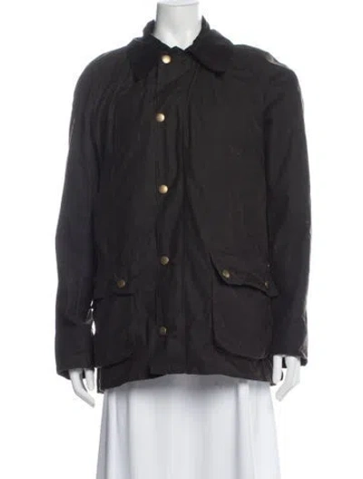 Pre-owned Barbour Jacket In Gray