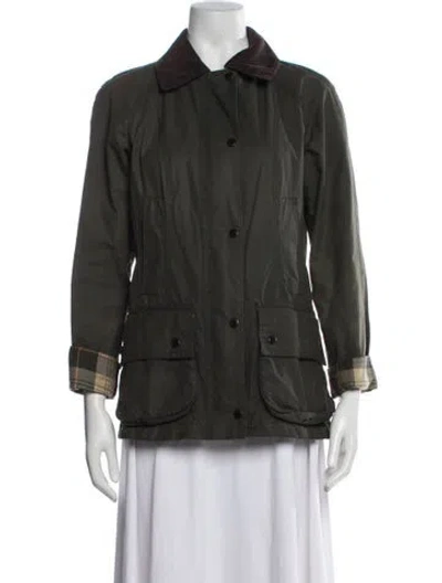 Pre-owned Barbour Jacket In Green