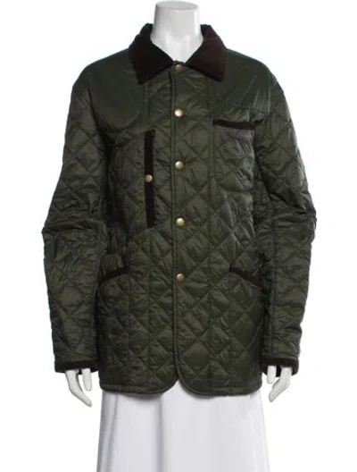 Pre-owned Barbour Jacket In Green