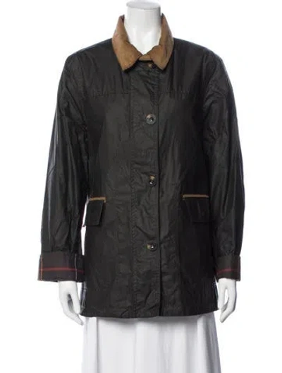 Pre-owned Barbour Jacket In Green