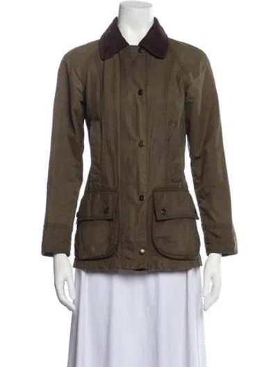 Pre-owned Barbour Jacket In Green