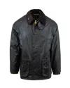 Barbour Bedale Wax Cotton Jacket In Green