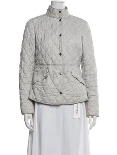 Pre-owned Barbour Jacket In Grey