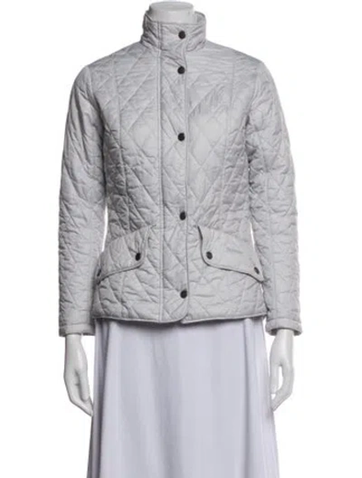 Pre-owned Barbour Jacket In Grey