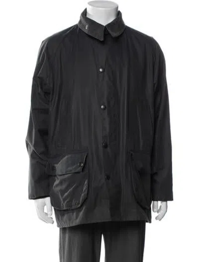 Pre-owned Barbour Jacket In Grey