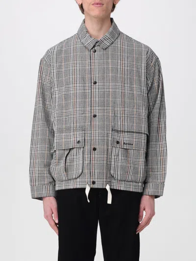Barbour Classic Quadri Jacket With Pocket In Gray