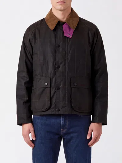 Barbour Jacket Men Color Brown In Black