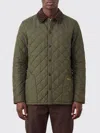 Barbour Heritage Liddesdale Corduroy-collar Padded Jacket In Green