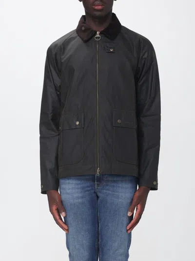 Barbour Jacket Men Color Olive In Green