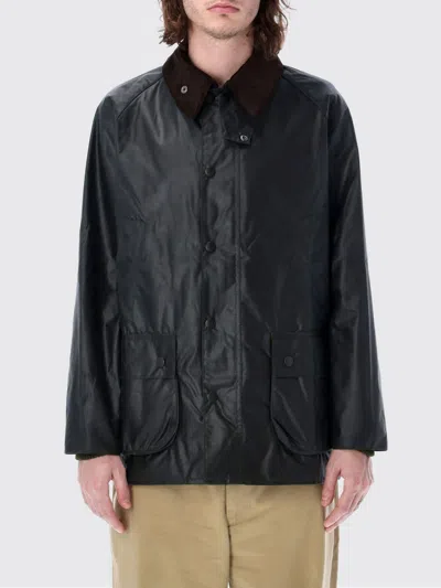 Barbour Beaufort Thornproof Wax Jacket In Black