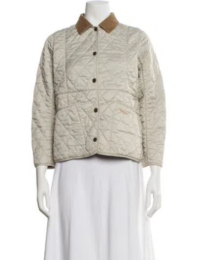 Pre-owned Barbour Jacket In Neutral