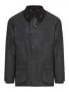 Barbour Waxed Bedale Jacket In Nude & Neutrals