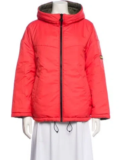 Pre-owned Barbour Jacket In Orange