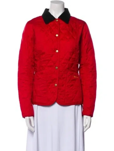 Pre-owned Barbour Jacket In Red