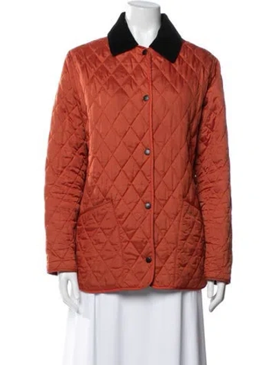 Pre-owned Barbour Jacket In Red