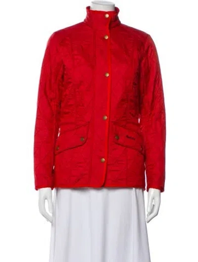 Pre-owned Barbour Jacket In Red