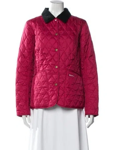 Pre-owned Barbour Jacket In Red
