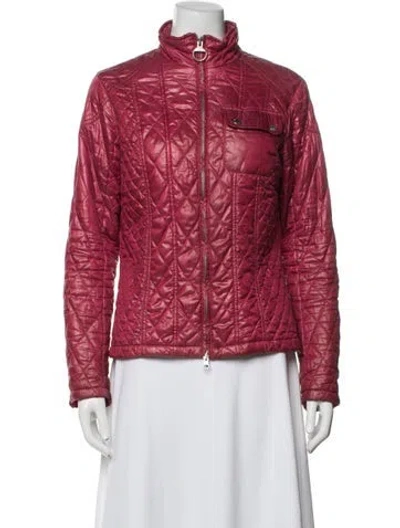 Pre-owned Barbour Jacket In Red