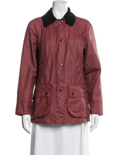 Pre-owned Barbour Jacket In Red