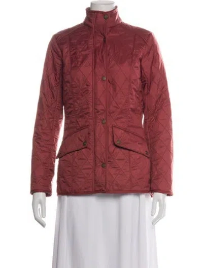 Pre-owned Barbour Jacket In Red