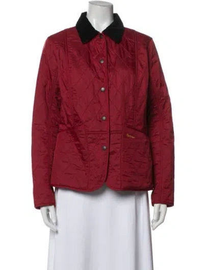 Pre-owned Barbour Jacket In Red