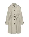 Barbour Maia Light Sand Trenchcoat In Toni Neutri
