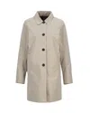 Barbour Reversible Single-breasted Coat In Toni Neutri