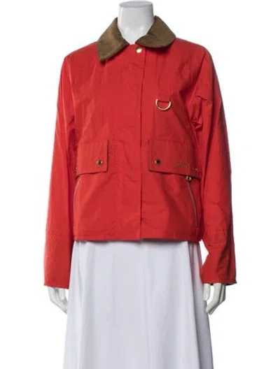 Pre-owned Barbour Jacket W/ Tags In Red
